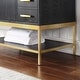 preview thumbnail 103 of 143, Altair Wildy Bathroom Vanity with White Composite Stone Top without Mirror