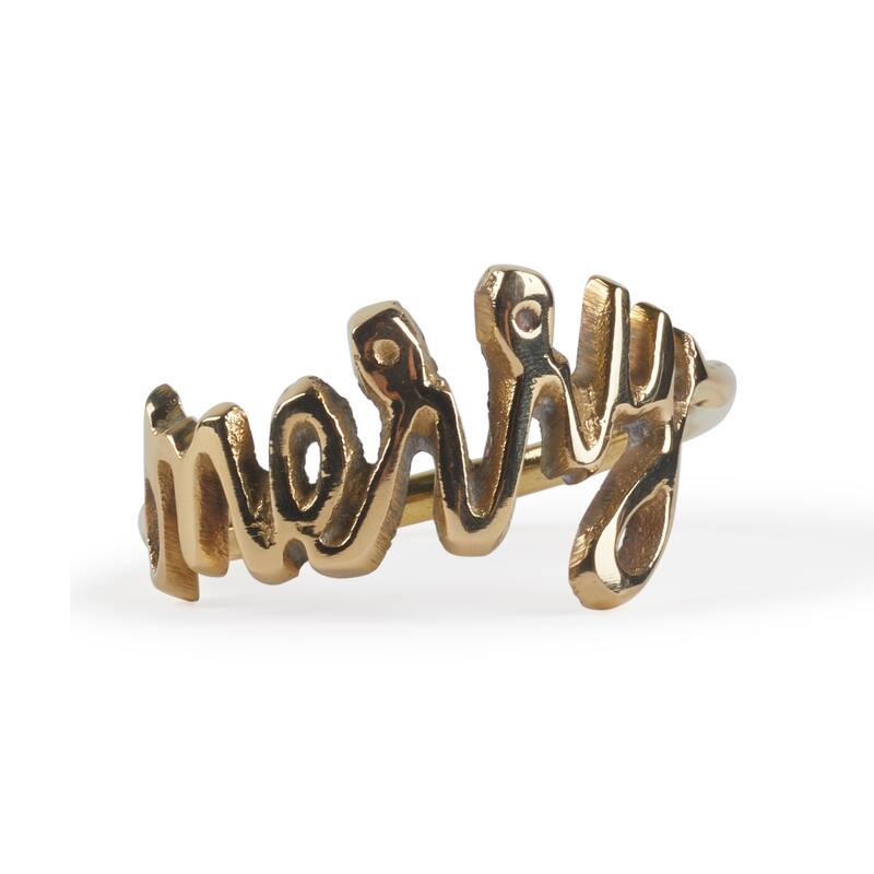 DII Fun Decorative Party Napkin Rings, 1.5" Diameter (inside)