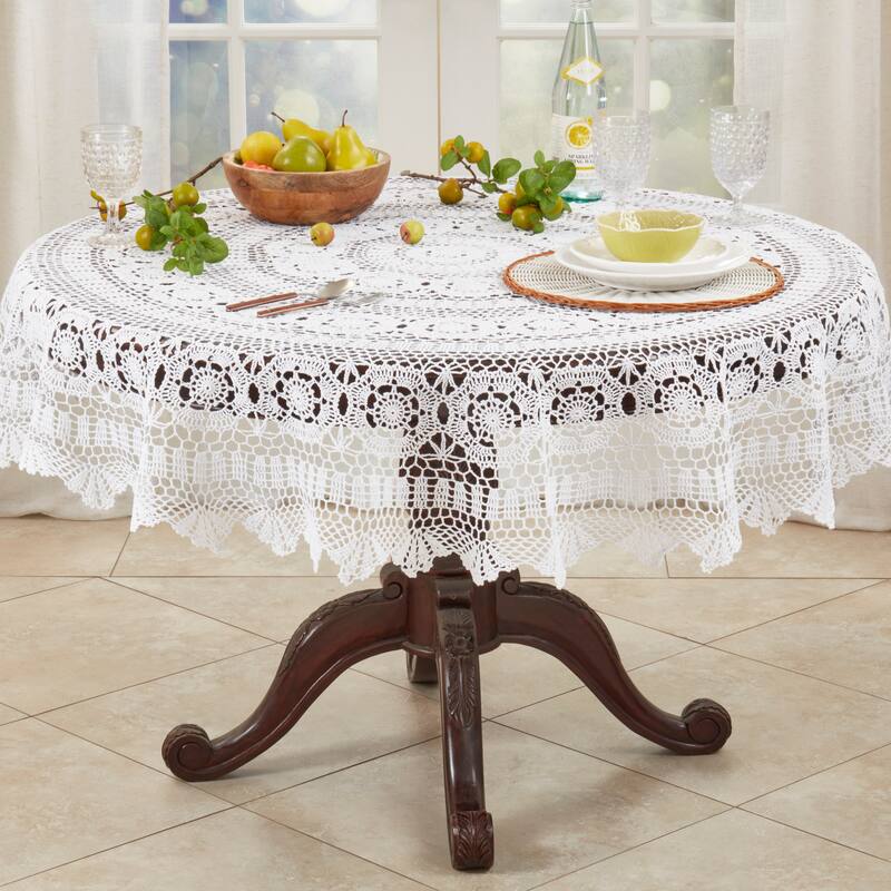 Handmade Crochet Lace Table Linens