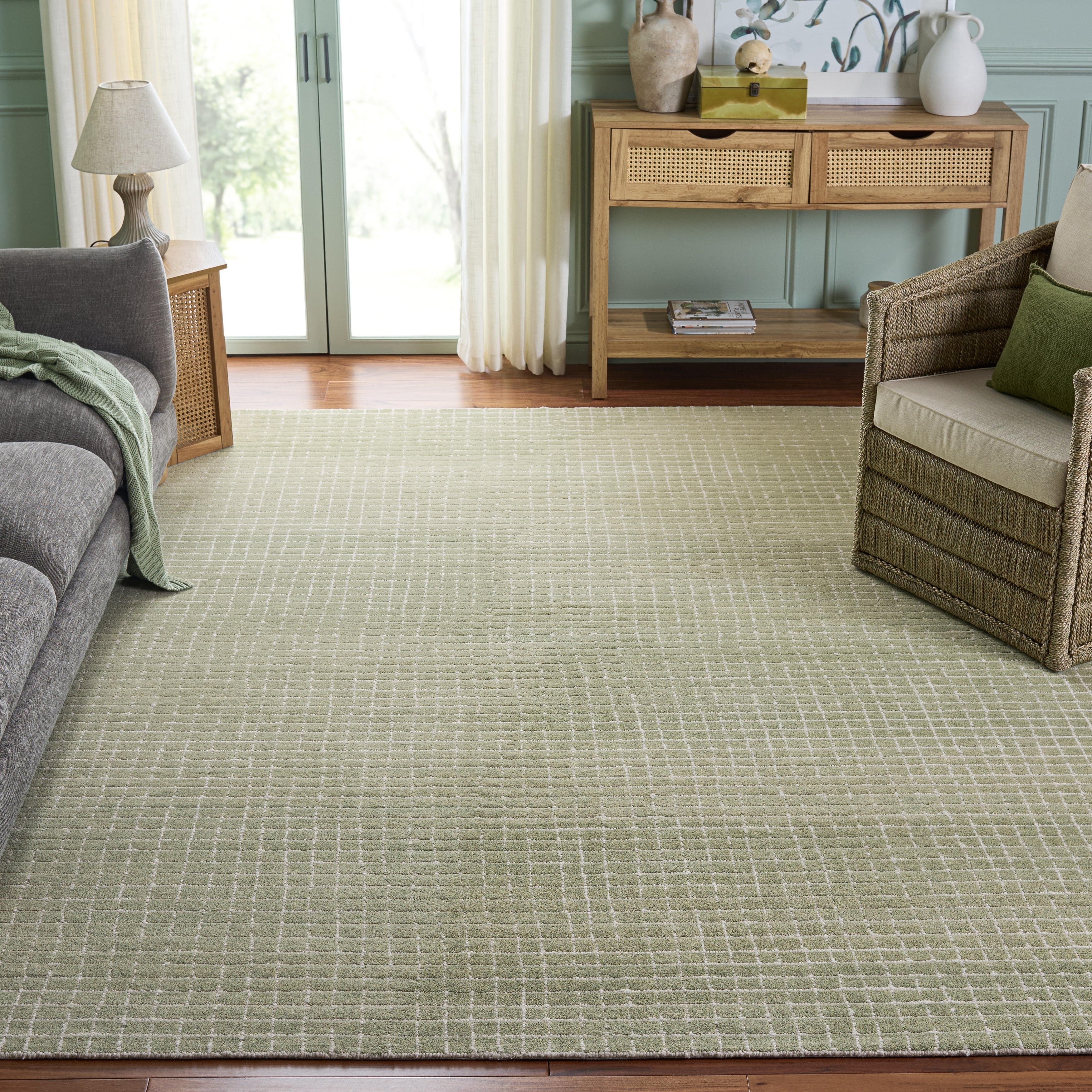 SAFAVIEH Handmade Genre Lemmikki Geometric Wool Rug - Overstock