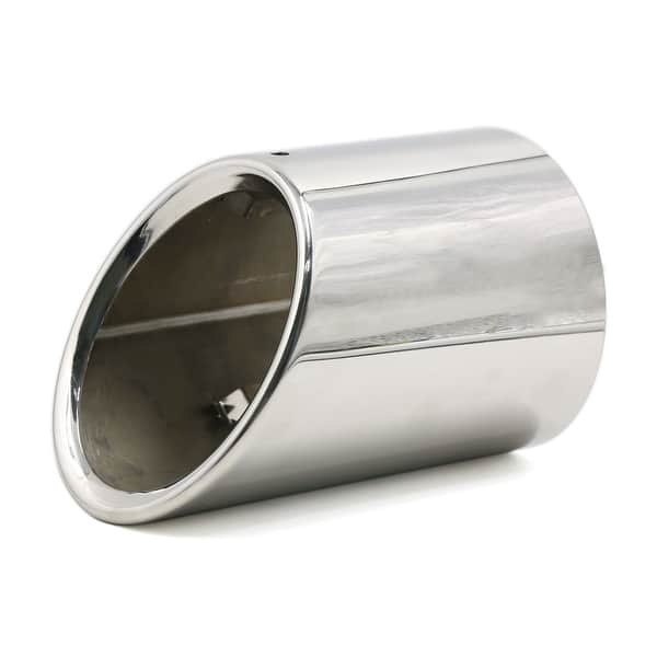 Universal Car Exhaust Muffler Pipe Round Stainless Steel Chrome Tail Muffler Exhaust Tip I.745734271