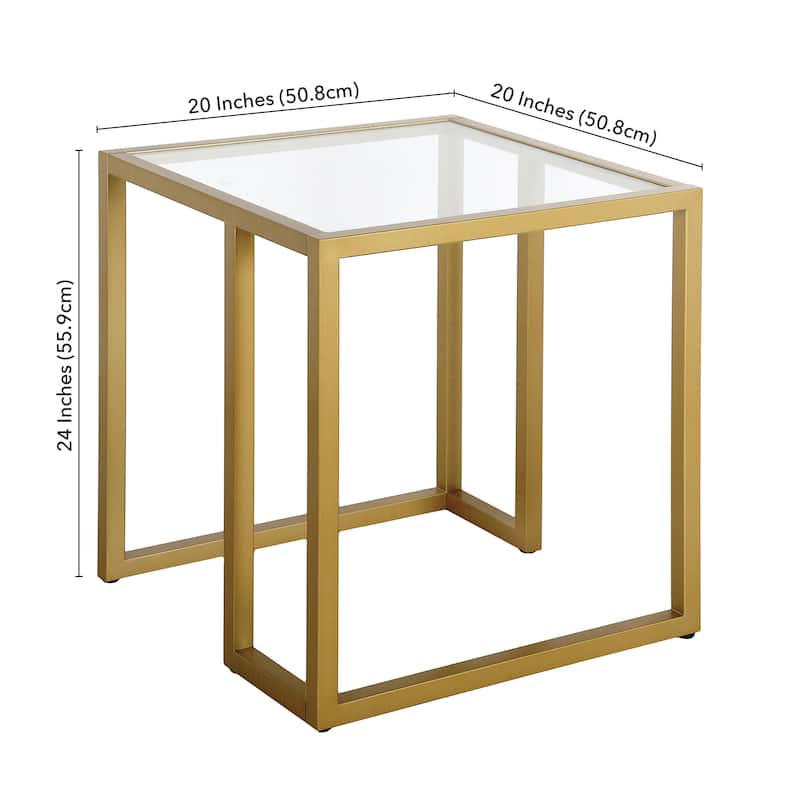 Oscar 20'' Wide Square Side Table - 20" Wide