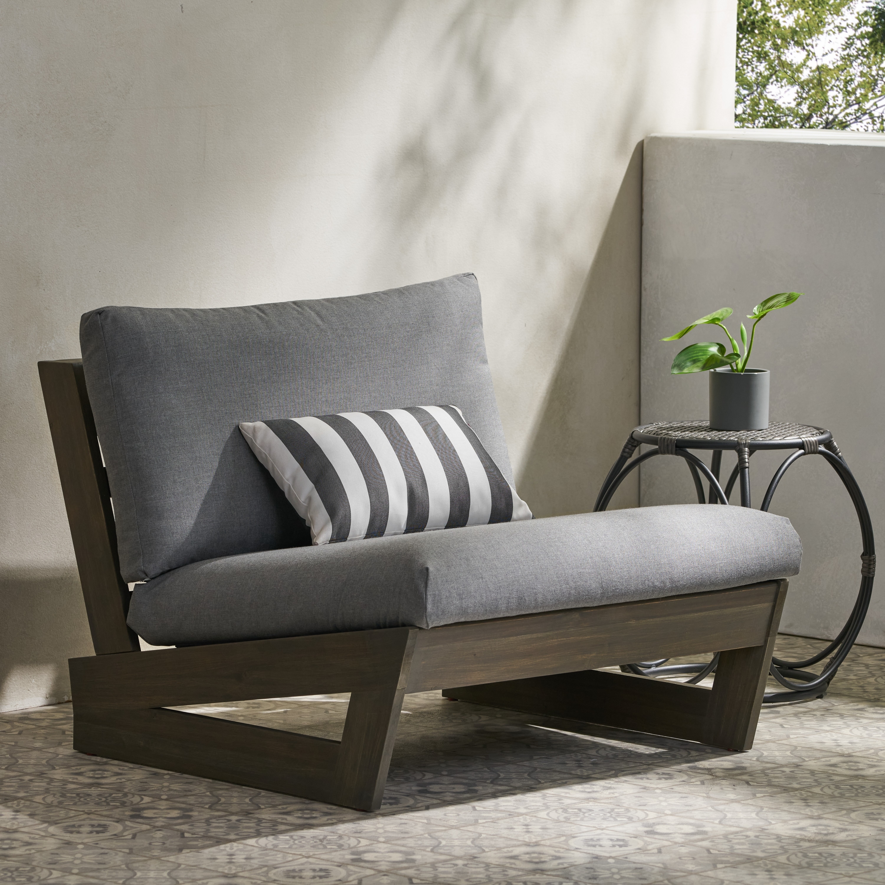 Sherwood outdoor acacia club chairs sale