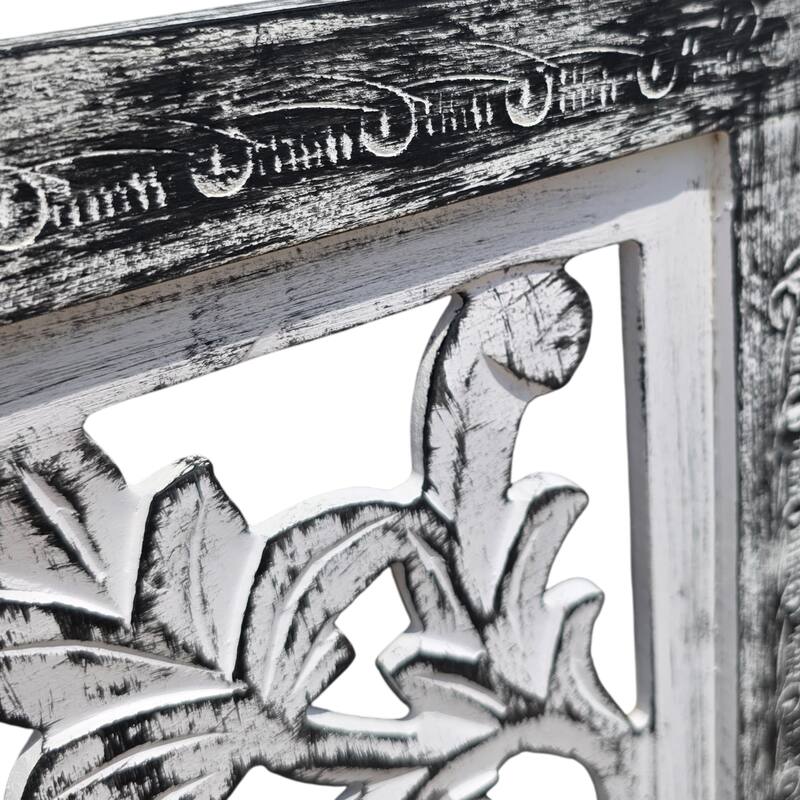 Ozy Carved Mango Wood Wall Decor