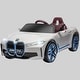 preview thumbnail 1 of 0, BMW 12V Kids Ride-On Car, Remote Control, Music, Lights, and Suspension System, Perfect for Ages 3-6 White