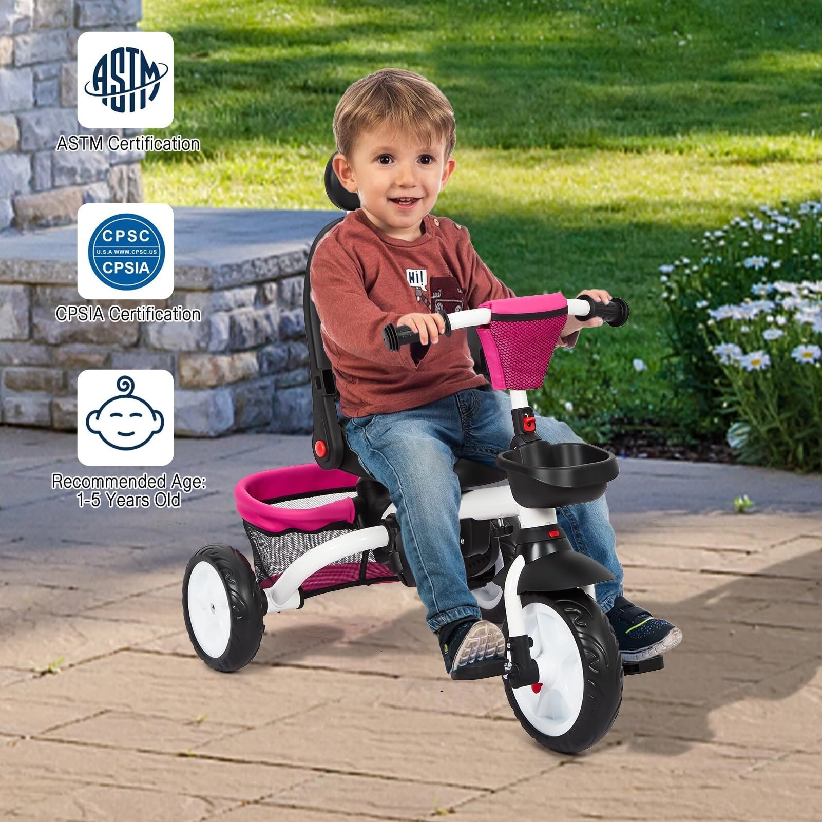 Push and ride tricycle online