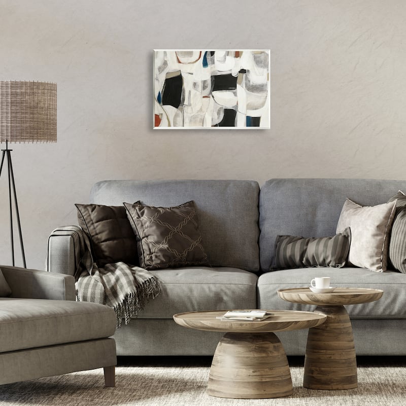 Stupell Dynamic Earthy Shapes Wall Plaque Art Design By Kippi Leonard