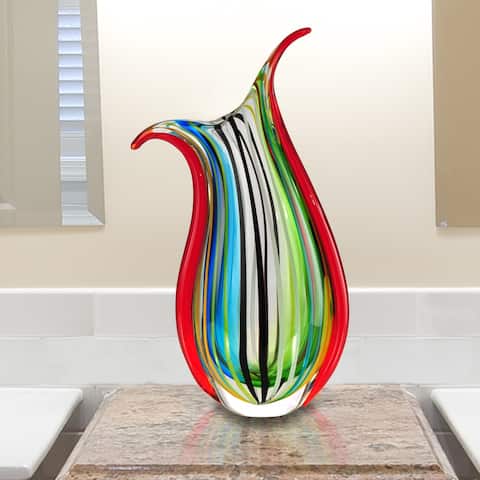 Cambay Hand Blown Art Glass Vase