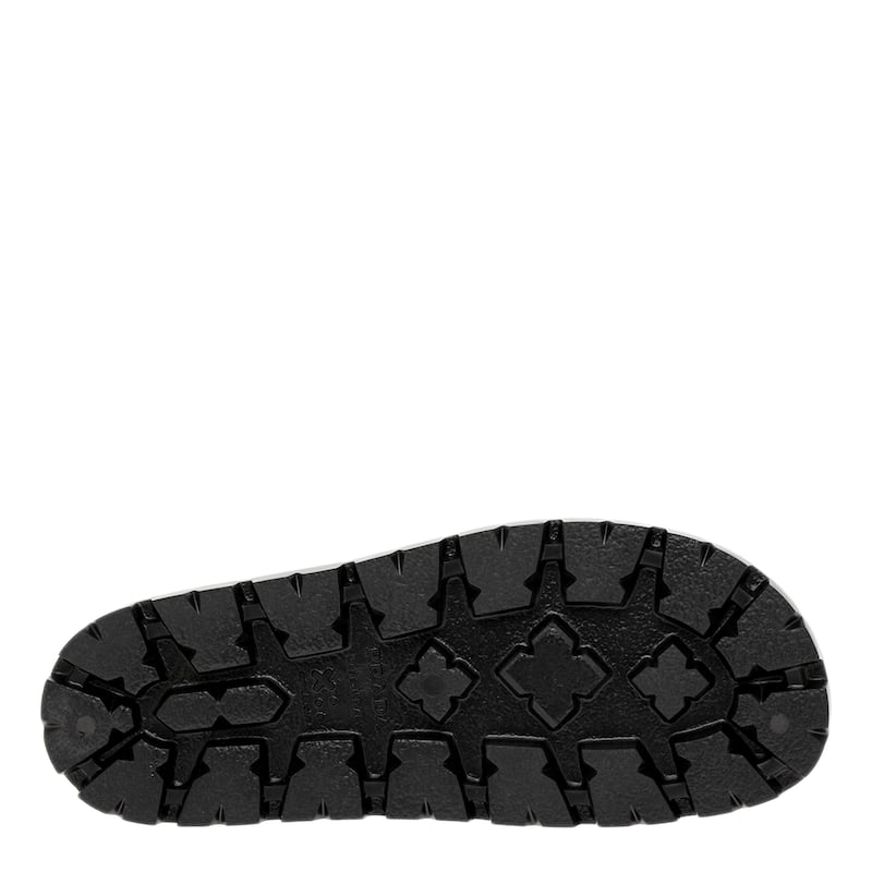 Prada Logo Embossed Rubber Slides