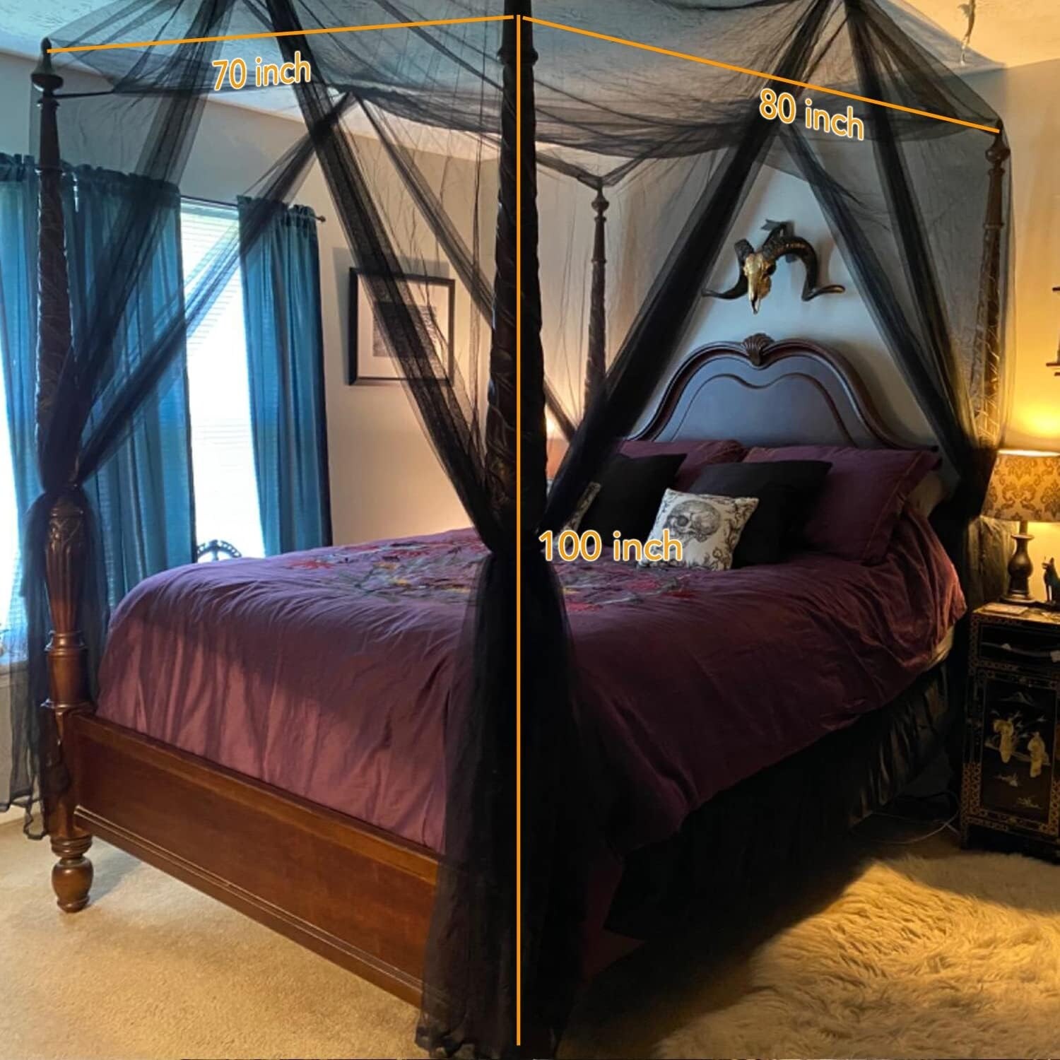 4 Corner Post Bed Canopy for Full Queen King Size Bed On Sale Bed Bath Beyond 39780359