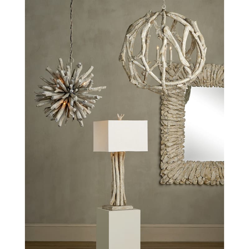 Currey & Company Kuka Pendant - 25"h x 25"dia