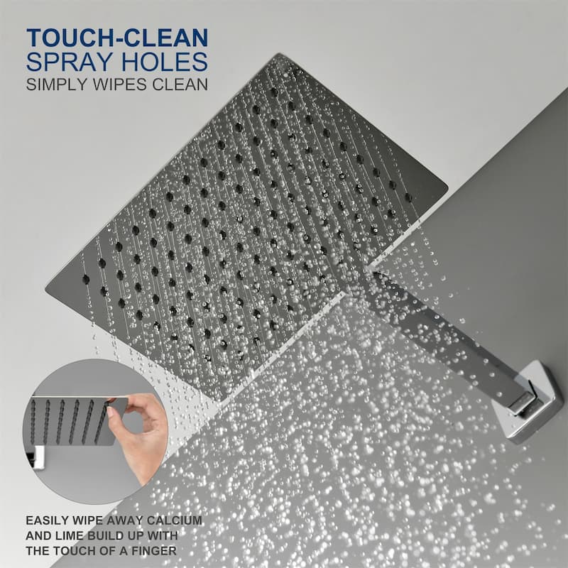 PROOX Wall Mount Tub and Shower Trim Kit with Single-Spray Shower Head
