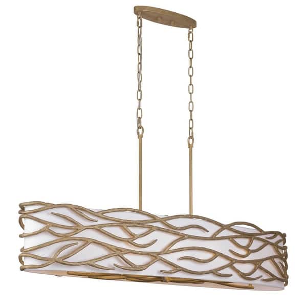 slide 2 of 11, Minka Lavery 3717 Branch Reality 10 Light 60" Wide Linear Chandelier