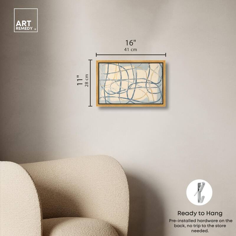 Unbroken Line I Canvas by Art Remedy