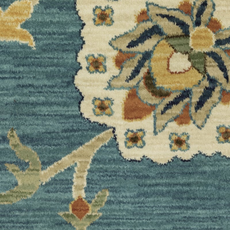 Style Haven Federica Floral Oriental Fringe Edge Area Rug