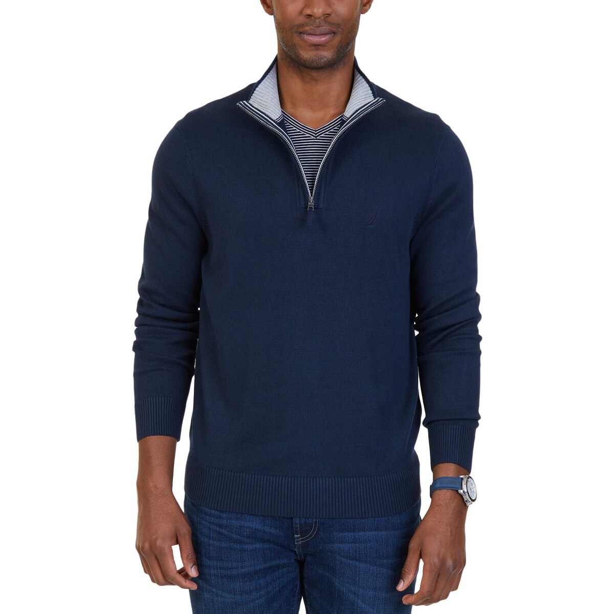 nautica men's fleece pullover