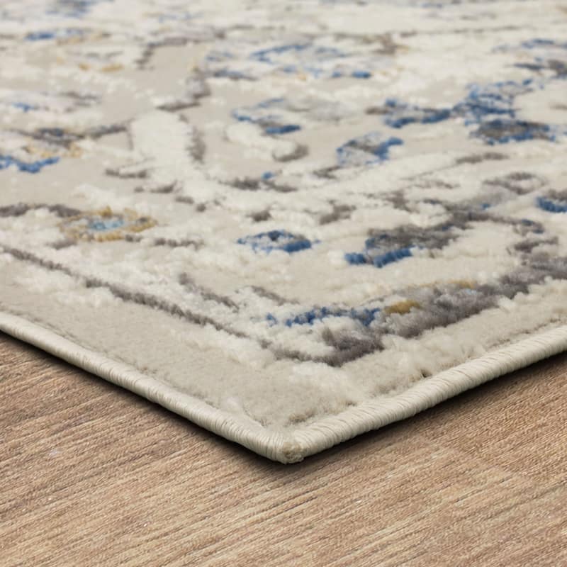 Mohawk Home Mizani Floral Ornamental Woven Area Rug
