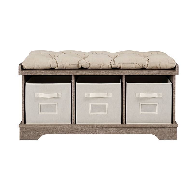 Middlebrook Paradise Hill Storage Bench with Cushion