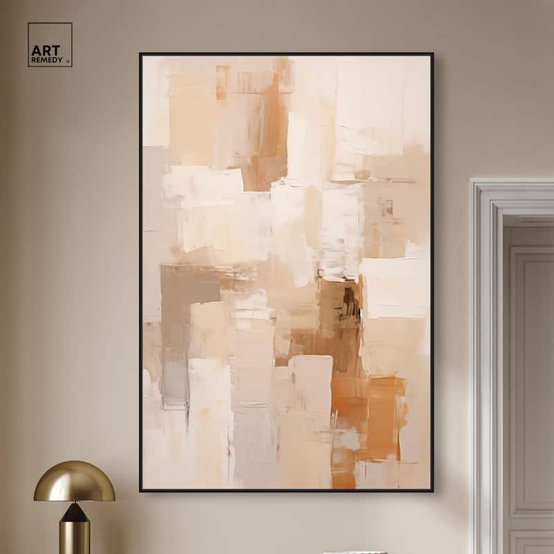 Sandstone Hush Canvas by Art Remedy