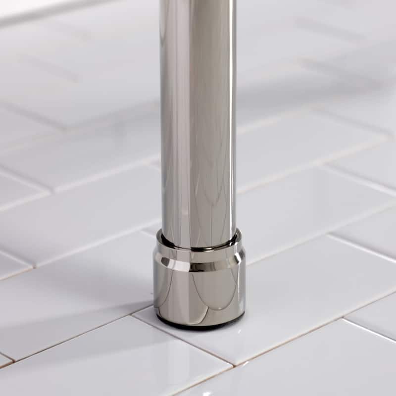 Kingston Brass KVPB37227.8 Dreyfuss 37-3/8" Rectangular Ceramic,