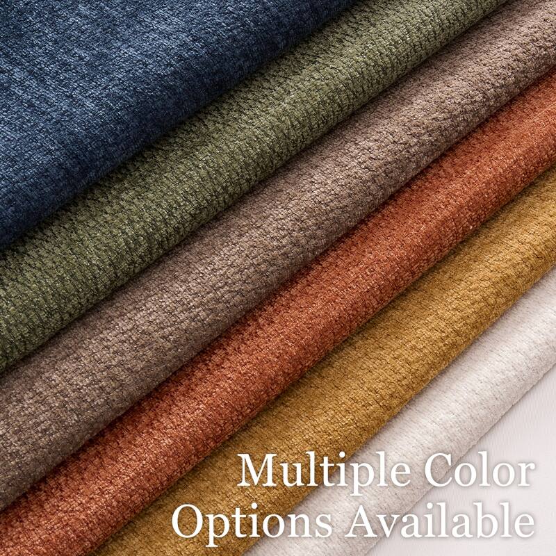 39in Soft Chenille Fabric Storage Ottoman Bench for Bedroom / Entryway Bed Foot / Living Room，Upholstered Entryway Bench