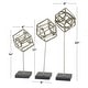 preview thumbnail 13 of 11, CosmoLiving by Cosmopolitan Marble Contemporary Sculpture (Set of 3) - S/3 14",17", 20"H