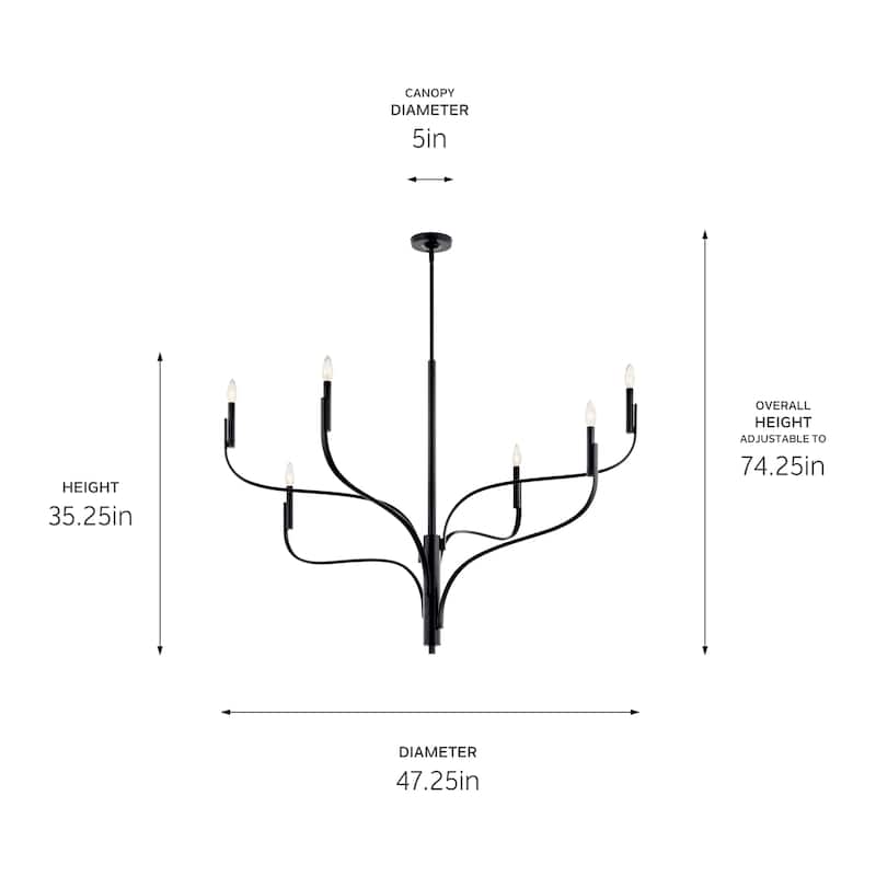 Kichler Lighting Livadia Candle Chandelier