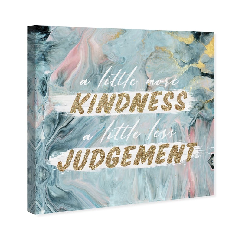 Wynwood Studio 'More Kindness' Typography and Quotes Wall Art Canvas ...