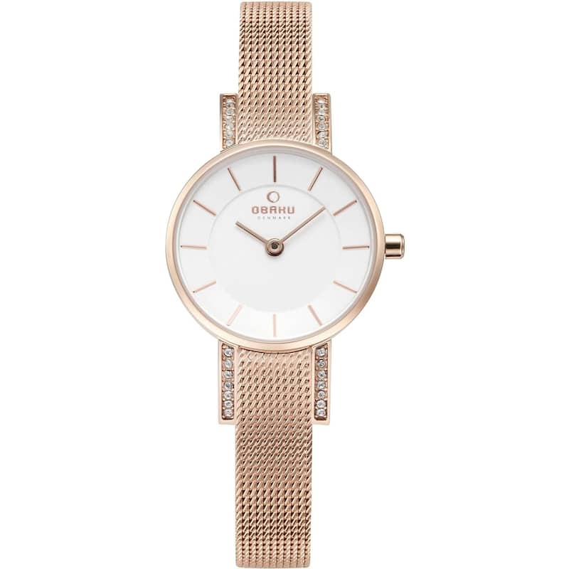 Obaku Women's Lykke White Dial Watch - V207LEVIMV - 6 (36)