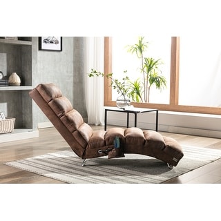 Modern Massage Linen Chaise Lounge Indoor Chair Long Lounger - Bed Bath ...