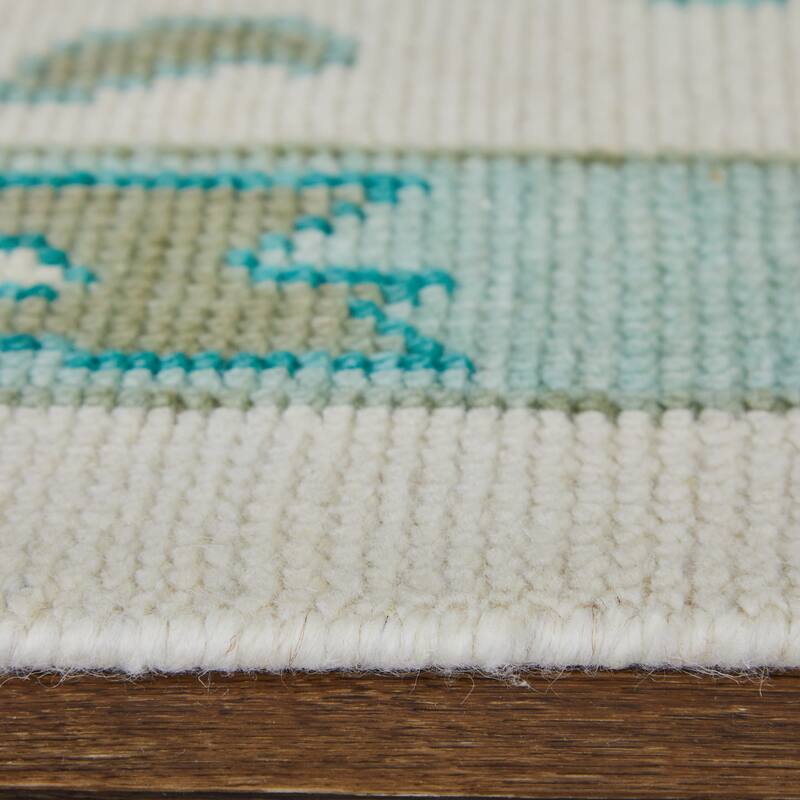 Grand Bazaar Larson Hand Knotted Floral & Botanical Transitional Area Rug