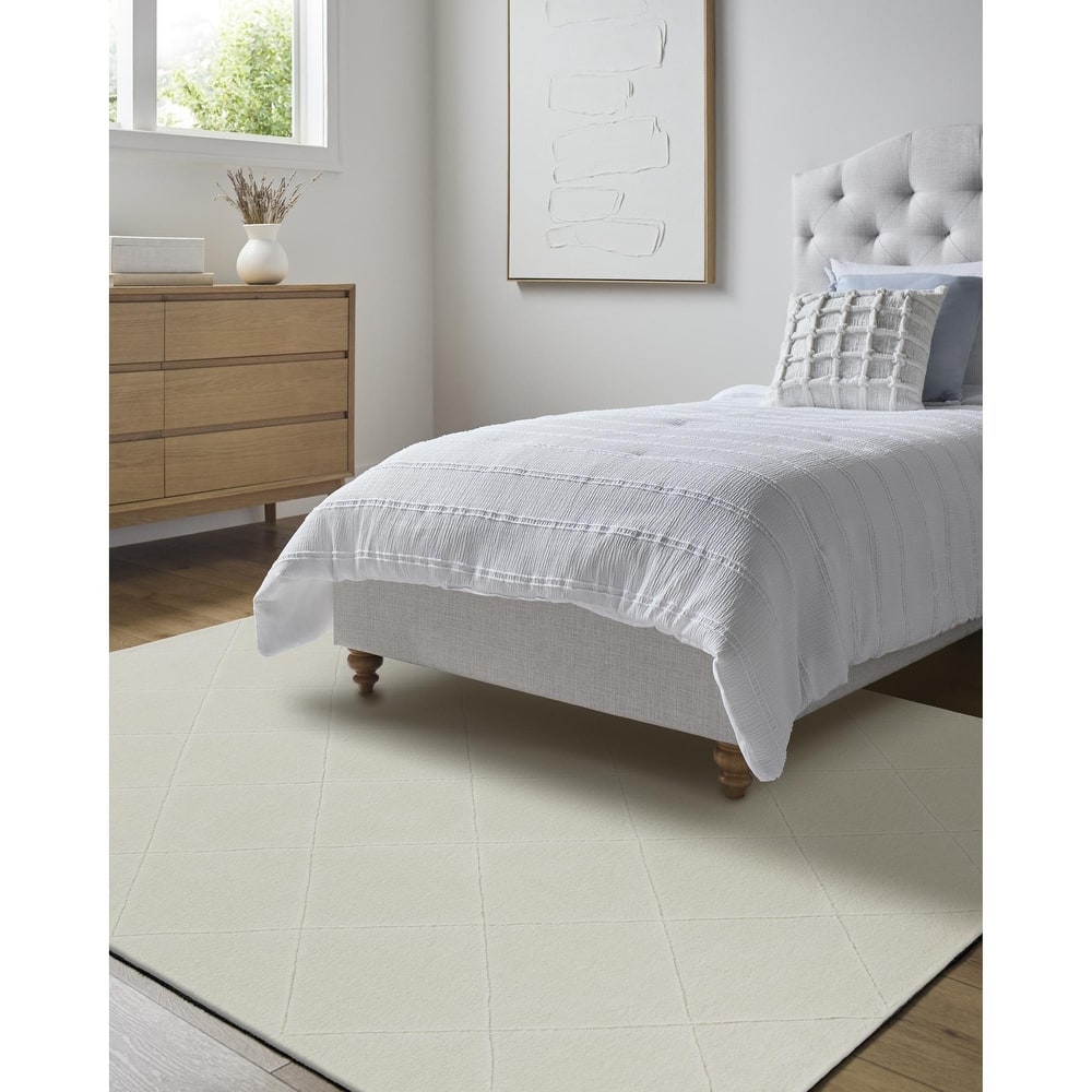 Livabliss Wooly Modern & Contemporary Washable Area Rug