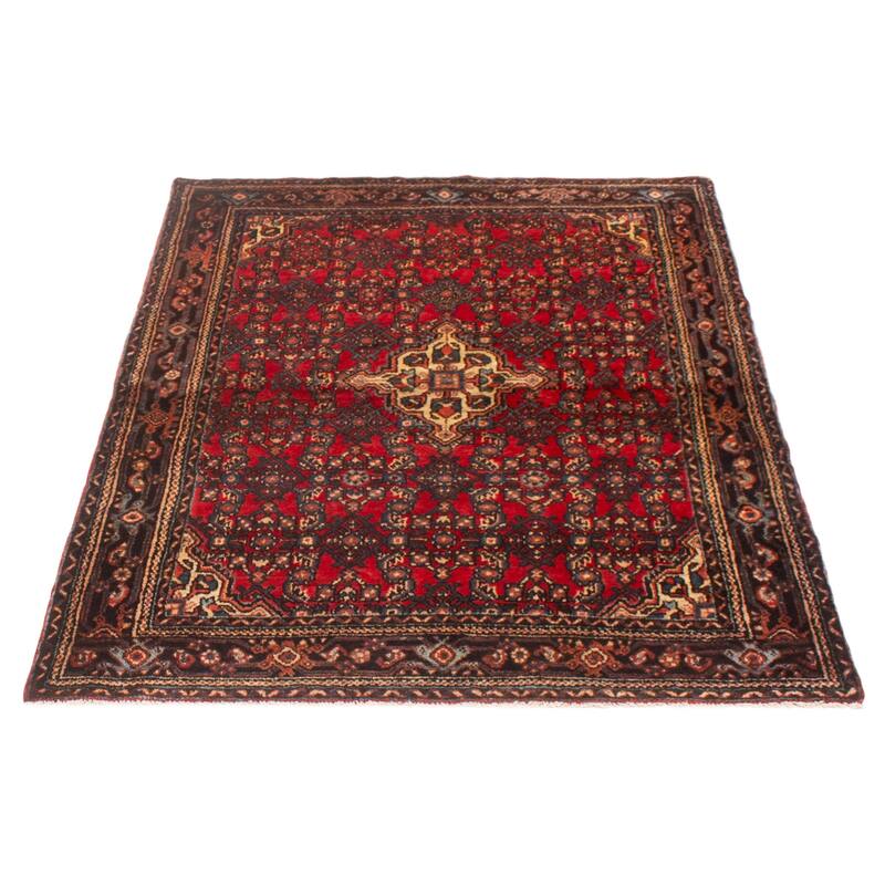 ECARPETGALLERY Hand-knotted Andelz Red Wool Rug - 4'9 x 6'7