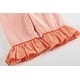 preview thumbnail 4 of 2, Orange Pinstripe Pumpkin and Bows Playsuit