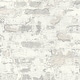 preview thumbnail 1 of 8, Galerie Wallcoverings Bricks and More Collection Industrial Chic Brick Matte Finish Vinyl on Non-woven Wallpaper Roll 33-feet long x 21-inches wide - White