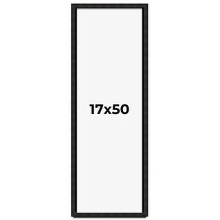 17x50 Shadow Box Black Rustic Barnwood Display Frame | 1.125 Inch - Bed ...