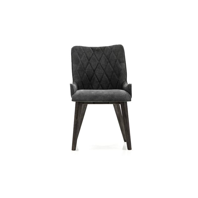 Charcoal Upholstered Dining Chair - Set of 2