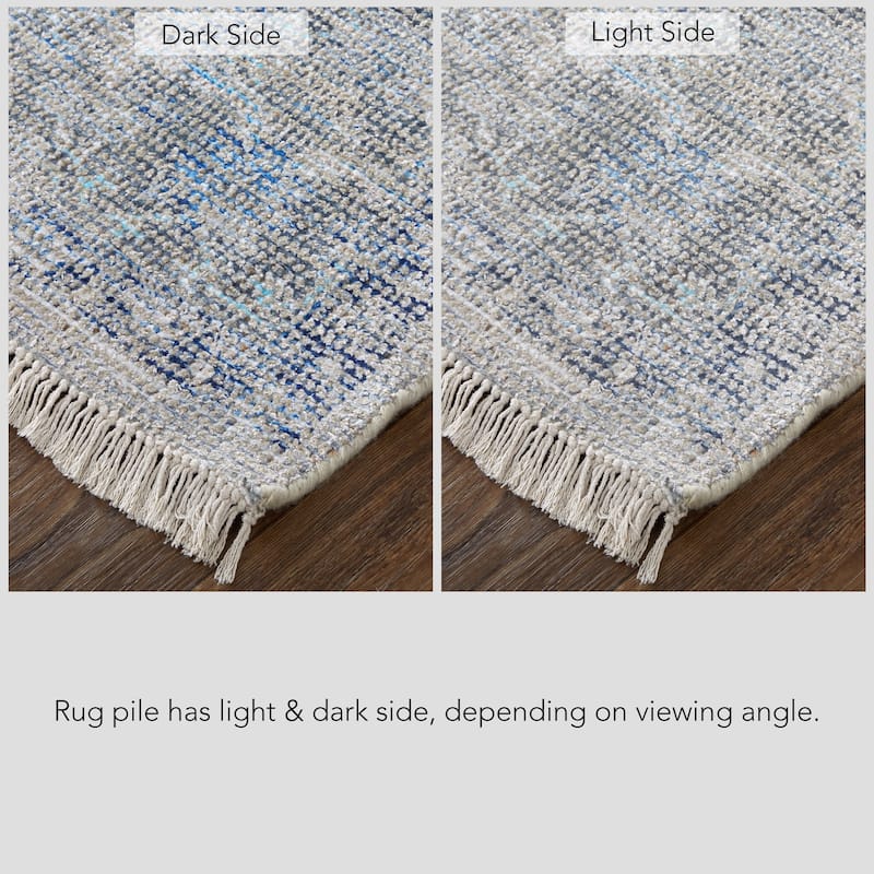 Grand Bazaar Ramey Hand Woven Medallion Transitional Area Rug