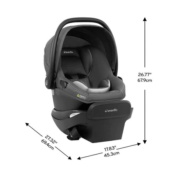 dimension image slide 1 of 2, Revolve 180 Litemax NXT Core Infant Car Seat