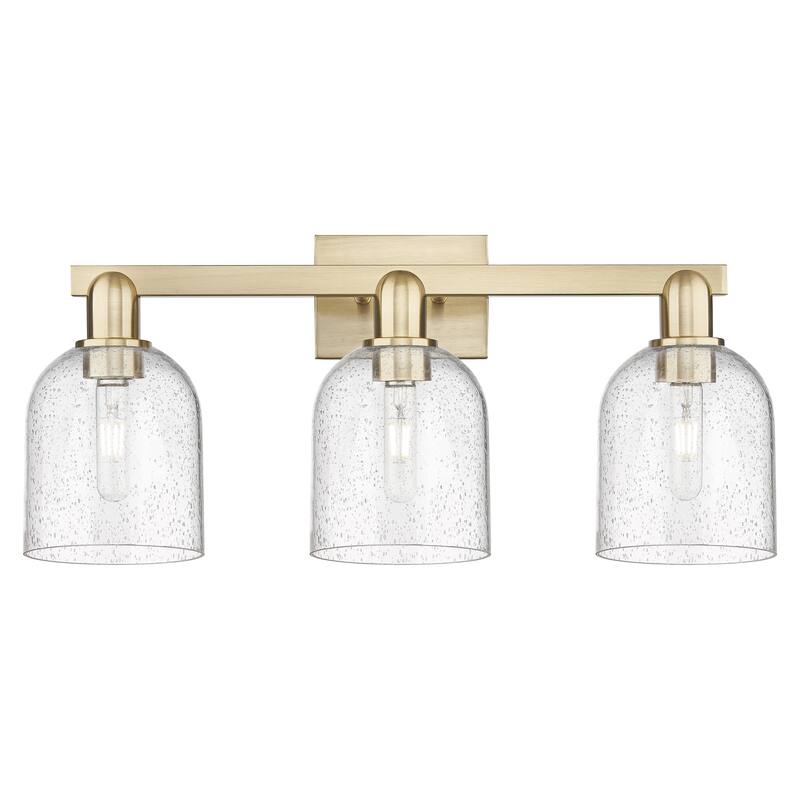 Innovations Lighting Endless Possibilities Arcadia - Bella - 3 Light 25" Bath Vanity Light - Champagne Bronze/Seedy