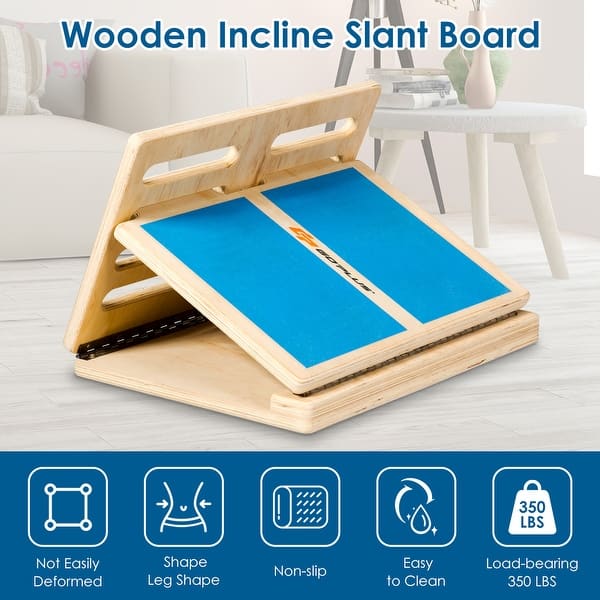 Slant Board Calf Stretcher Foot Incline Board Adjustable Stretch Board Reglable Stretch Board Pour Exercices Squats Et Etirements De Mollets