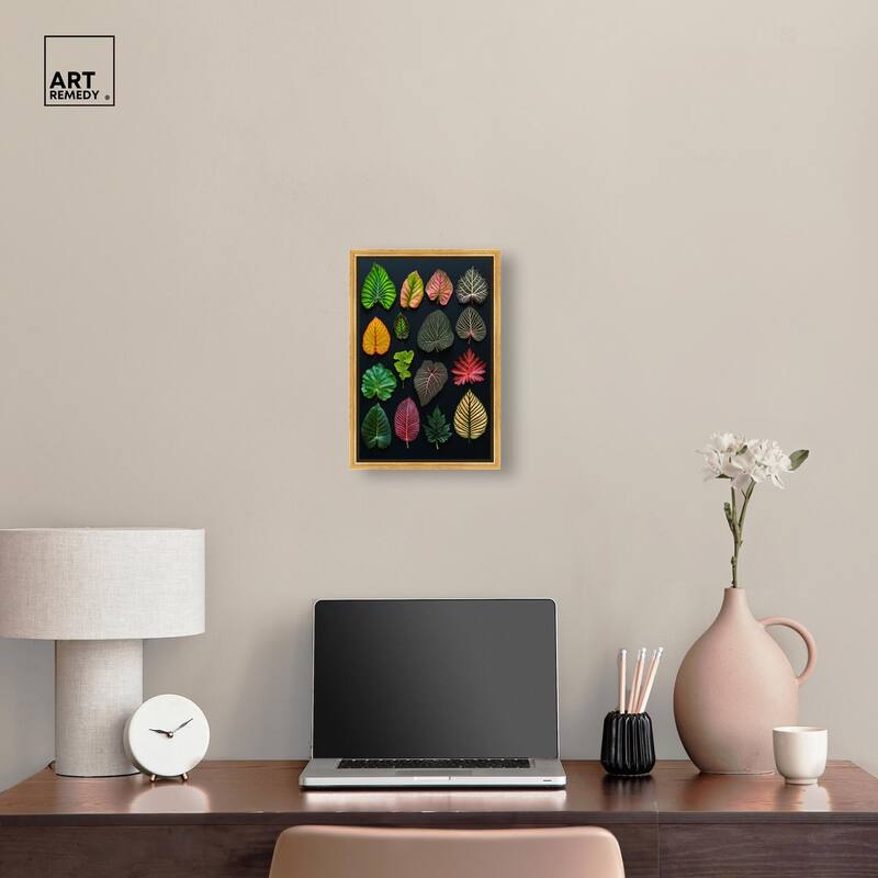 Leaf Lexicon Canvas by Art Remedy