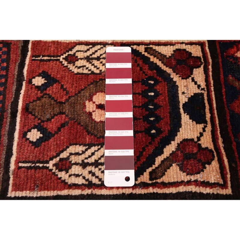 ECARPETGALLERY Hand-knotted Kayseri Vintage Dark Red Wool Rug - 6'4 x 9'6