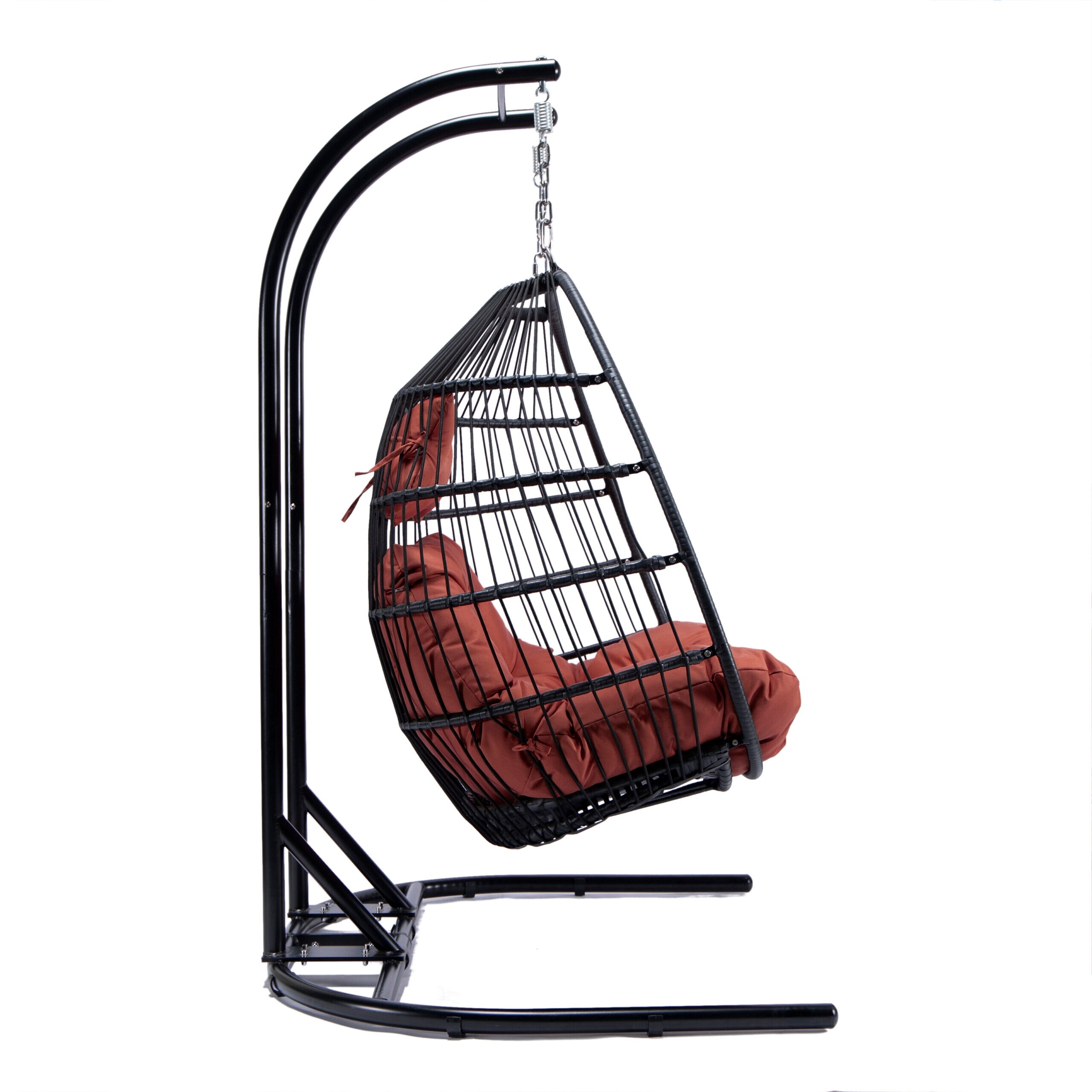 Eggplant swing chair sales