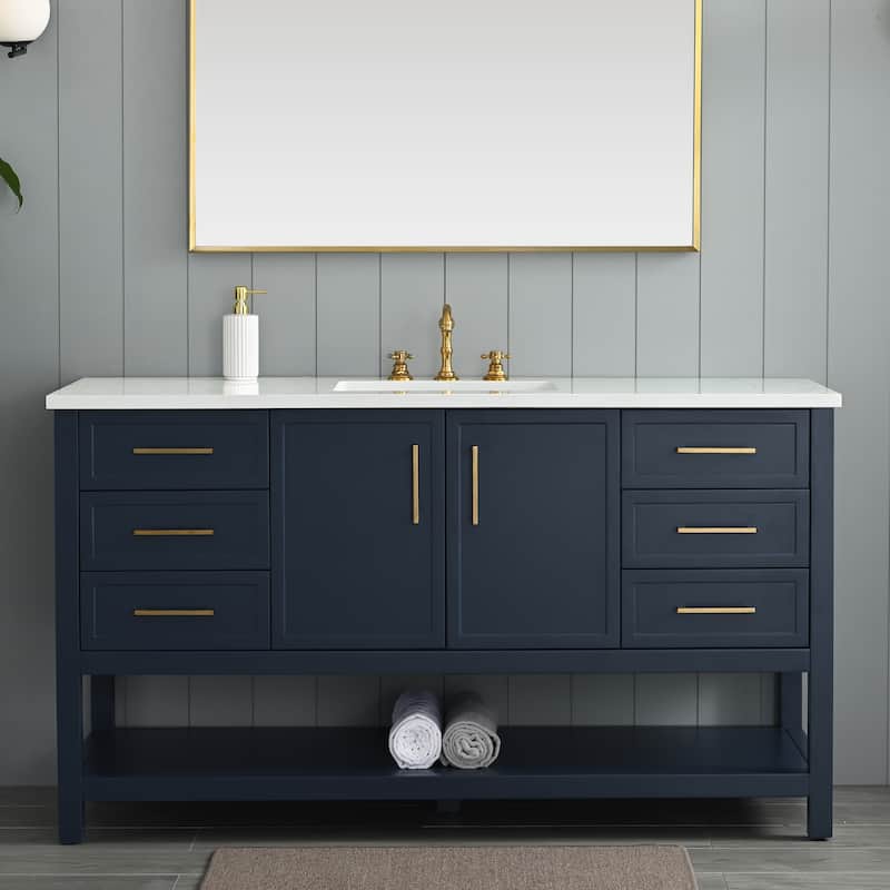 Sudio Design Arlo 60" Single Bathroom Vanity - 60" Single Sink