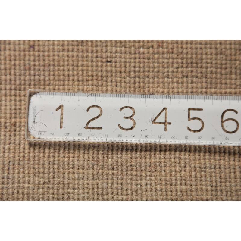 Grays & Beige Gabbeh Oriental Area Rug Hand-Knotted Wool Carpet - 9'3" x 11'7"