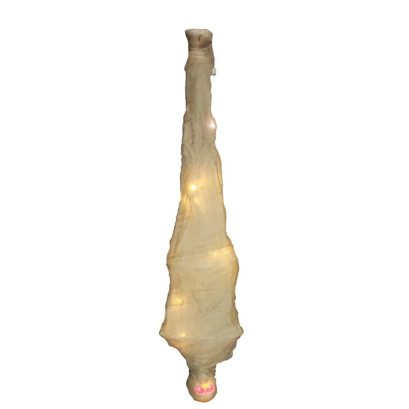 42" Hanging Light Up Upside Down Mummy