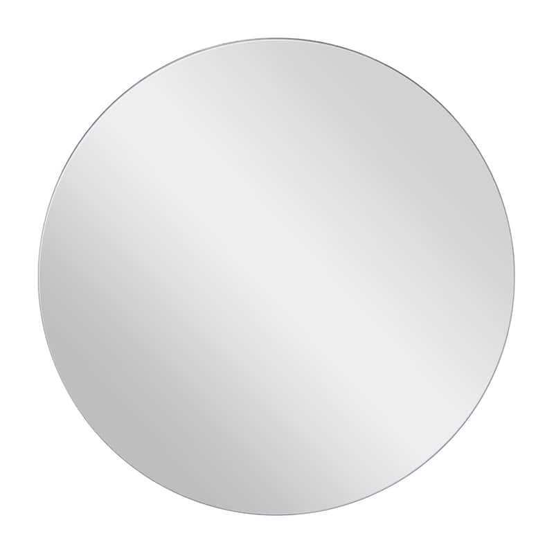 Black, White or Gold Wood Wall Mirror with Thin Frame