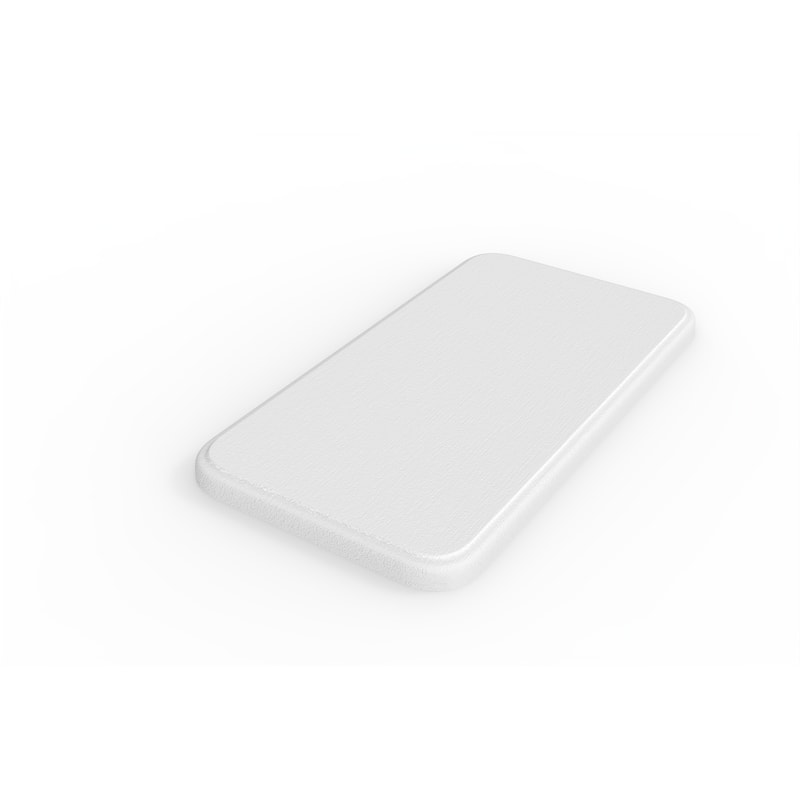 Diatomite Stone Soap Dish - N/A - White