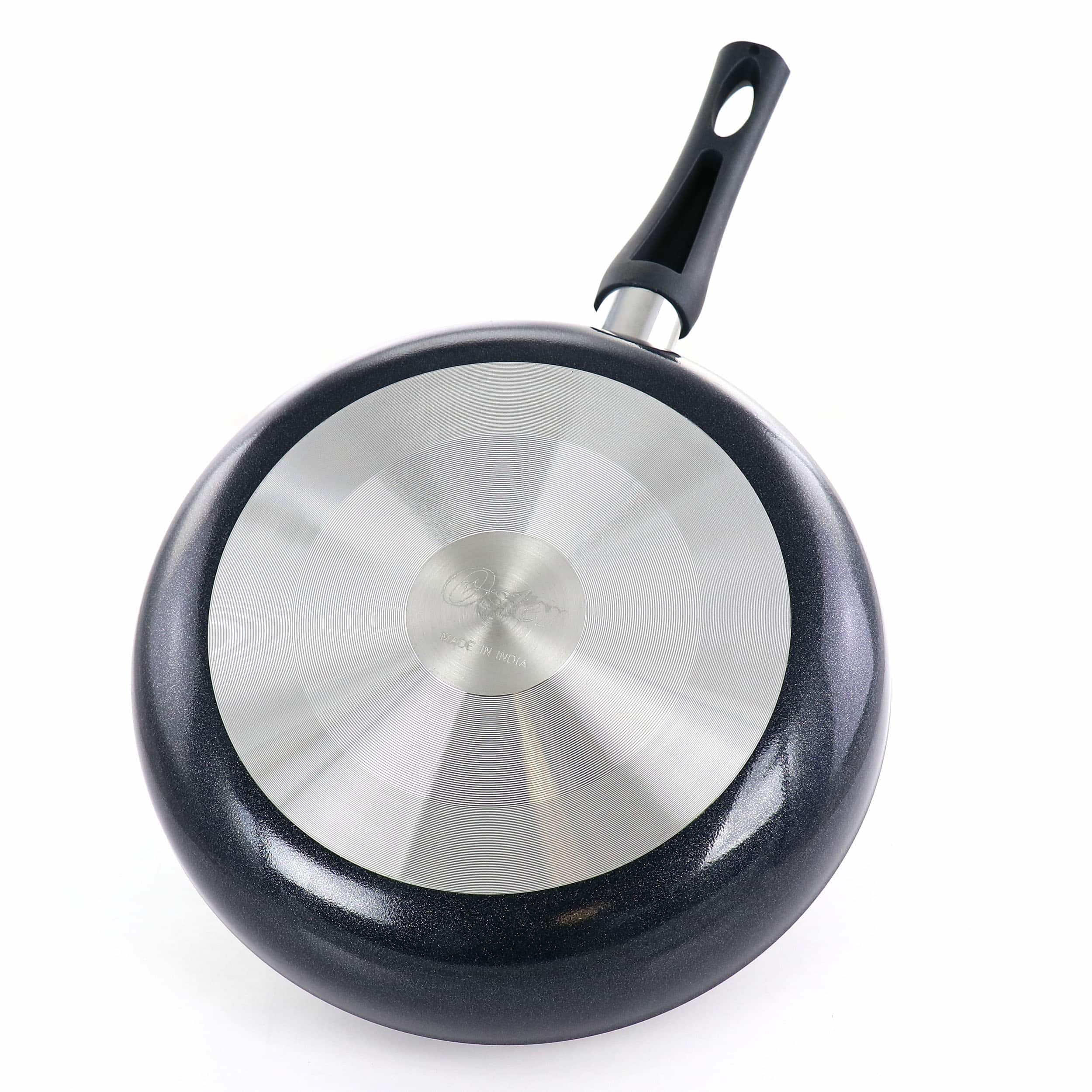 Oster 11 Inch Non Stick Aluminum Frying Pan In Navy Blue Bed